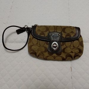 Authentic coach wristlet
